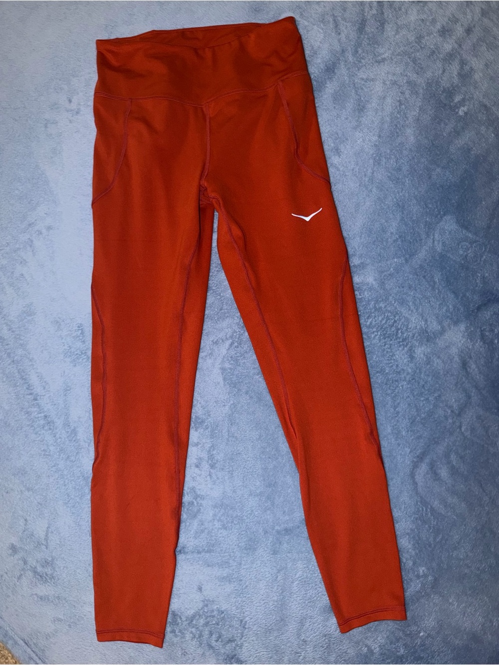 Hoka Women's Rust Orange Performance Leggings